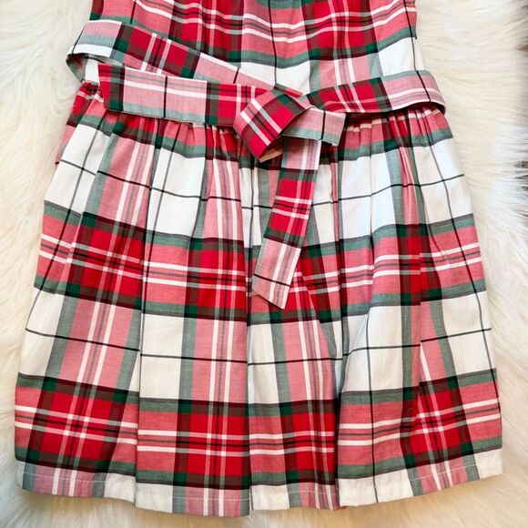 Carter’s Holiday Red Green White Plaid Dress & Belt 3T NWOT Christmas Holidays - Picture 3 of 5